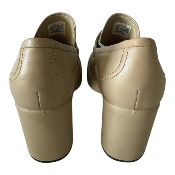 ECCO Women's Shape Sculpted-Motion 55 Mm Platform Loafers in Beige NWOB - Picture 10 of 16